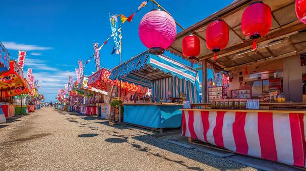 伝統的な日本の夏祭りのイメージ01 伝統的な日本の夏祭りのイメージ01の写真