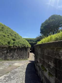 千代ヶ崎砲台跡 千代ヶ崎砲台跡 風景,空,景色の写真素材