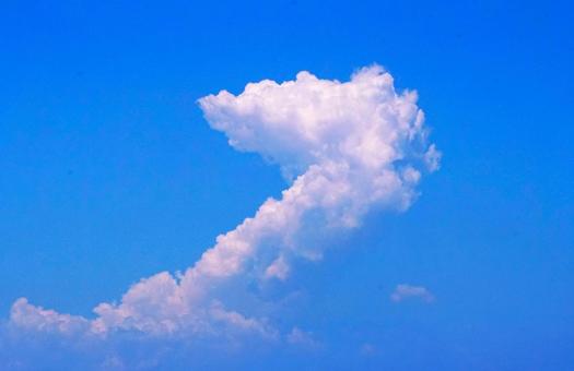 馬のような雲 年賀状素材,２０２６年,令和八年の写真素材