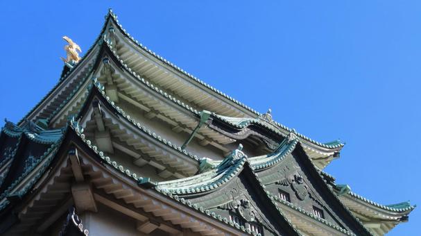 名古屋城　天守　大天守 名古屋城,尾張徳川家,御三家の写真素材