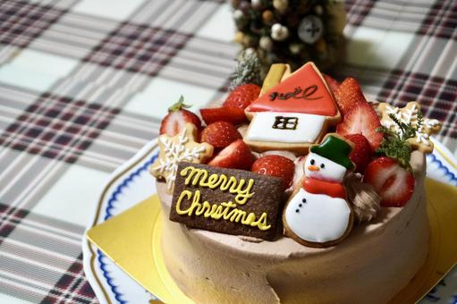 クリスマスケーキ 252 クリスマスケーキ 252 クリスマスケーキ,ケーキ,クリスマスの写真素材