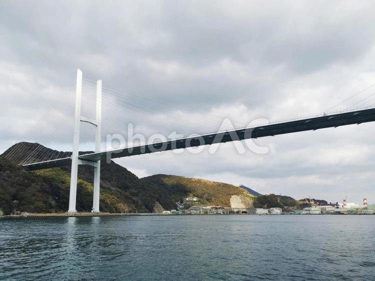 長崎港　女神大橋　ヴィーナスウィング 長崎港,女神大橋,ヴィーナスウィングの写真素材