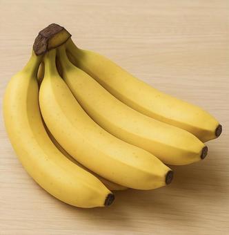 リアルな完熟バナナの房 リアルな完熟バナナの房の写真
