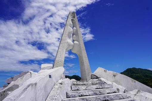 未来心の丘 未来心の丘,人気スポット,尾道の写真素材