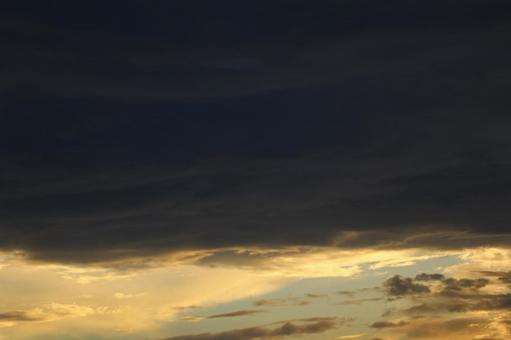 夕空 夕空の写真
