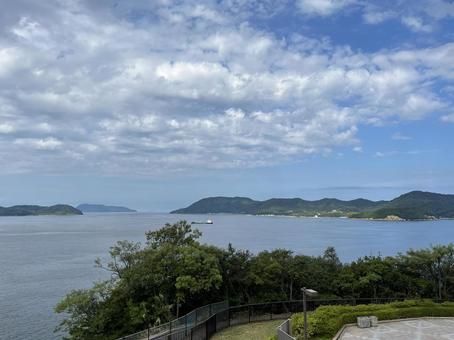 与島からの風景 与島からの風景の写真