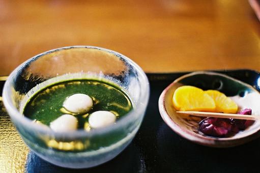 抹茶ぜんざい グルメ,名物,静岡の写真素材