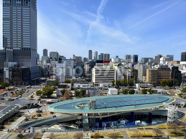 都会の街の風景 街並み,町並み,ビル群の写真素材