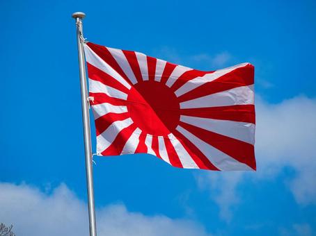 旭日旗 旭日旗,旗,軍艦旗の写真素材