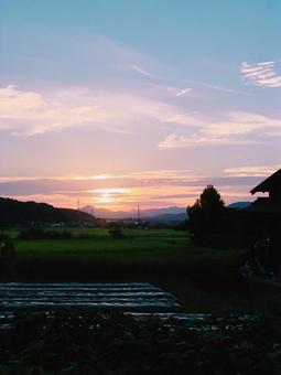 夕焼け小焼け 夕焼け小焼けの写真