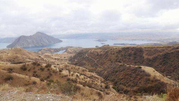 タジキスタンで見た自然の絶景 アジア,中央アジア,アジア旅行の写真素材