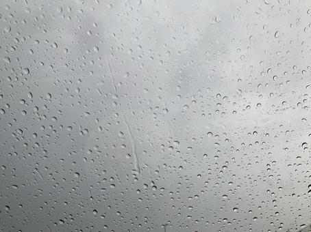 雨　1 雨,フロントガラス,夕方の写真素材