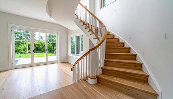 下り階段の写真