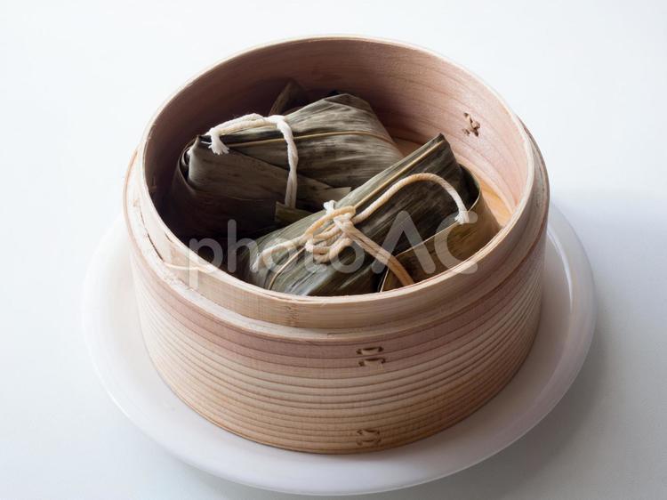 蒸籠の中華ちまき ちまき,粽,中華の写真素材