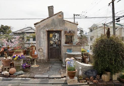 小さな可愛い喫茶店 小さな可愛い喫茶店 神戸,北野,異人館の写真素材
