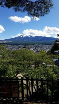 富士山 富士山,絶景,山梨の写真素材