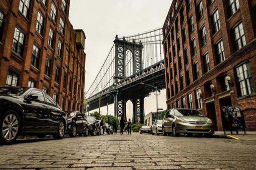 Manhattan Bridge (United States · Brooklyn) 23, JPG Manhattan Bridge (United States · Brooklyn) 23, american cityscape, urban landscape, the americas, JPG