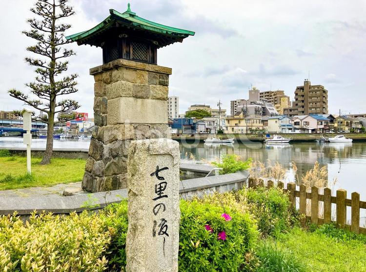 熱田　七里の渡し 七里の渡し,宮の渡し公園,名古屋市の写真素材