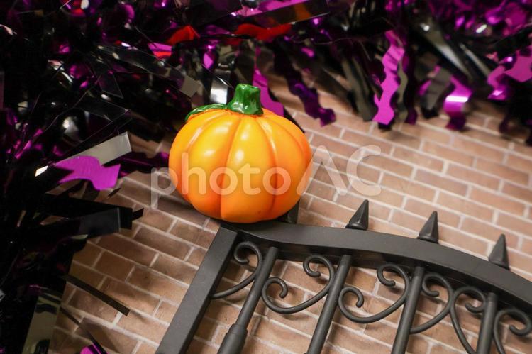 ハロウィン・かぼちゃ　秋　10月　飾り ハロウィン,秋,かぼちゃの写真素材