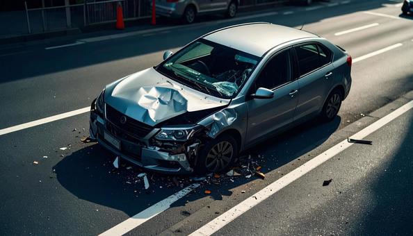 交通事故車 交通事故車の写真