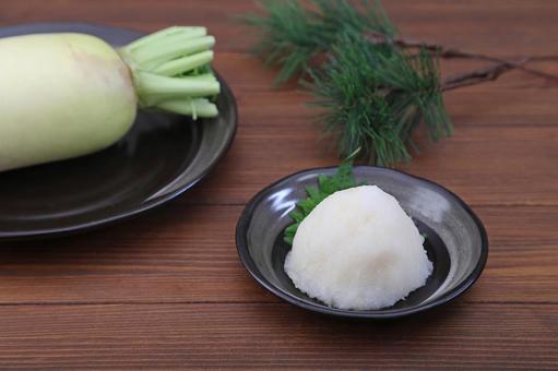 大根おろし 大根おろし,大根,薬味の写真素材