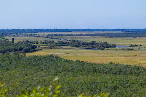 細岡展望台から見た釧路湿原 細岡展望台から見た釧路湿原の写真