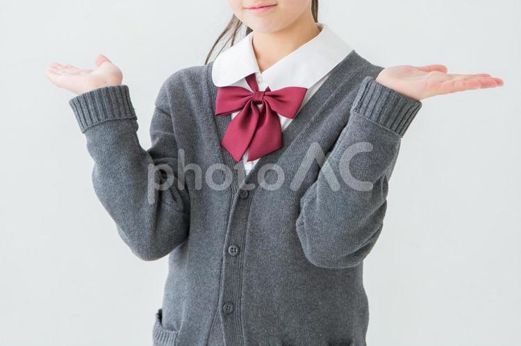 オーマイガットのジェスチャーをする女子学生 失敗,諦める,呆れるの写真素材