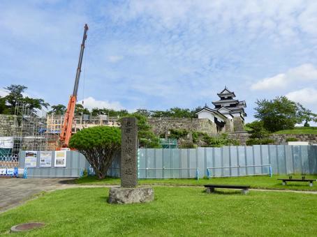白河小峰城三重櫓と清水門復元整備事業 白河小峰城三重櫓と清水門復元整備事業 白河小峰城,小峰城,白河市の写真素材