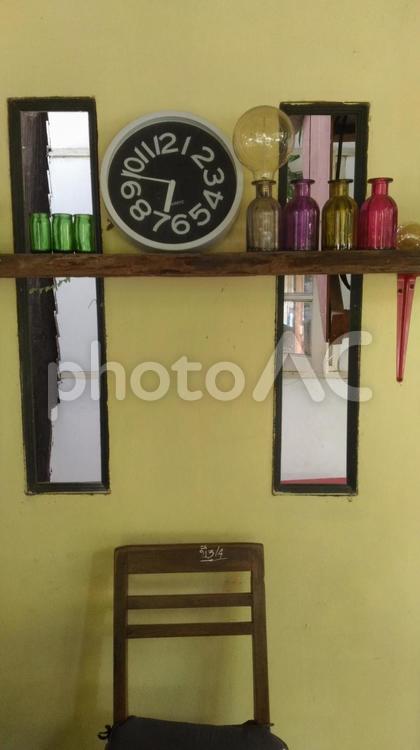 タイのカフェ レトロ,ヴィンテージ,住宅の写真素材