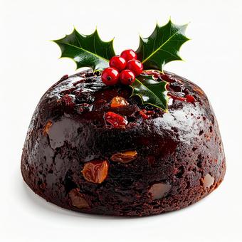 クリスマスプディング クリスマスプディングの写真