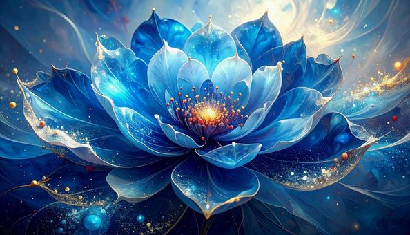 サファイアの光蓮 サファイアの光蓮の写真