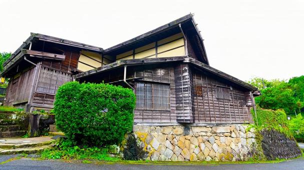情緒漂う妻籠宿の風景 情緒漂う妻籠宿の風景 妻籠,宿場町,旅籠の写真素材