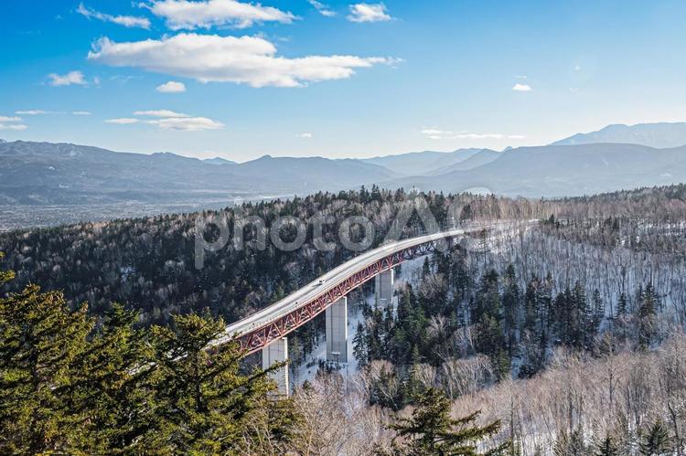 北海道　三国峠の冬 北海道,hokkaido,道東の写真素材