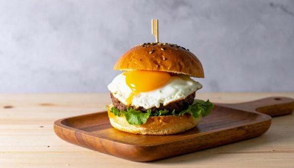 月見バーガー 月見バーガーの写真