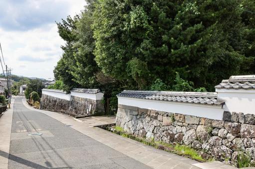 大村藩 上小路武家屋敷通り 大村藩 上小路武家屋敷通り 上小路,うわこうじ,尾上小路の写真素材