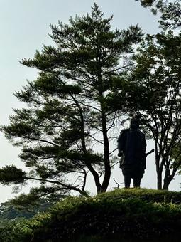 Photo, kasugayama castle, niigata prefecture, on the city, 
