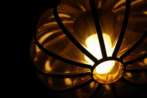 Photo, light, an old private house, incandescence, 