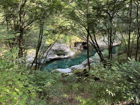 面河渓 面河渓の写真