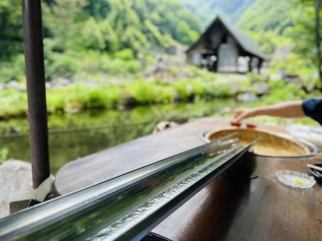 流しそうめん 新潟 流しそうめん 新潟の写真