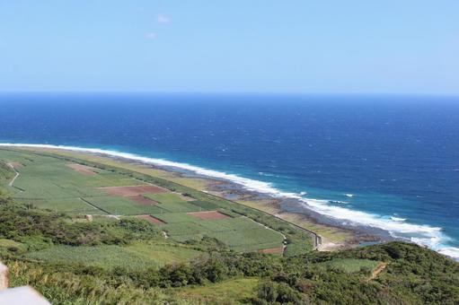 青い海 ブルー,風景,波の写真素材