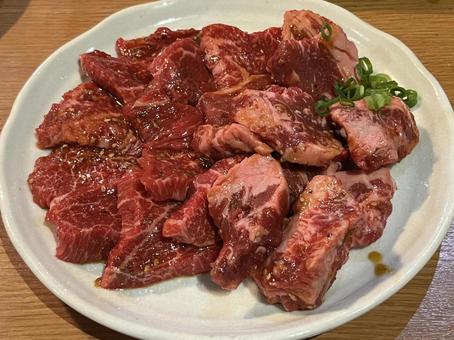 焼肉 焼肉 焼肉,生肉,焼き肉の写真素材