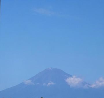 富士山の初冠雪 富士山の初冠雪の写真