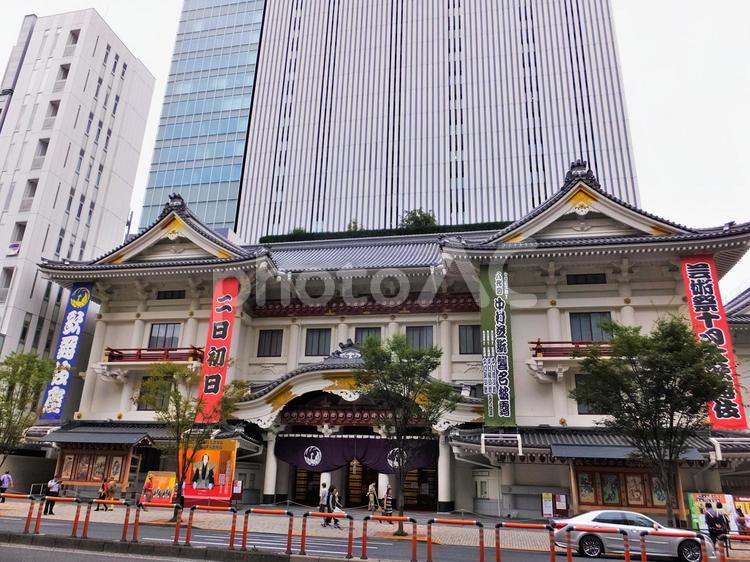 歌舞伎座１ 歌舞伎座,銀座,芝居の写真素材