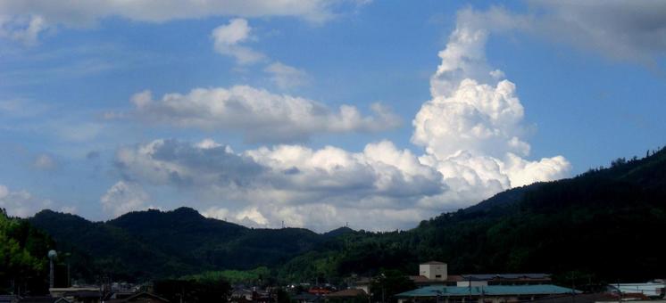 七月の雲-2の写真