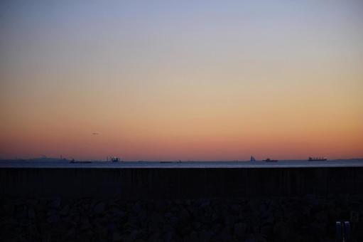夕暮れ海 夕暮れ海の写真