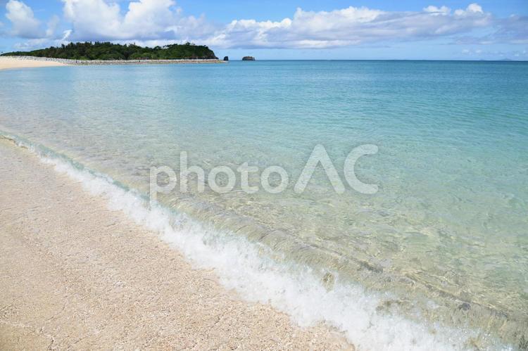沖縄の美しい青い海 日本,沖縄,海の写真素材