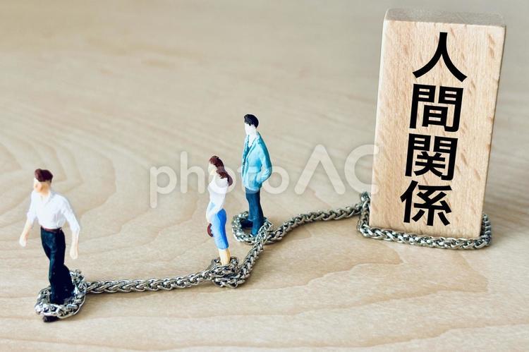 人間関係のしがらみ・束縛イメージ 人間関係,コミュニケーション,職場の写真素材