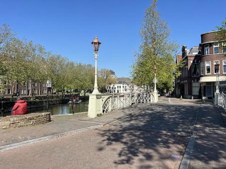 ユトレヒト ユトレヒト,オランダ,運河の写真素材