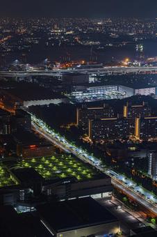 都市夜景 都市夜景の写真
