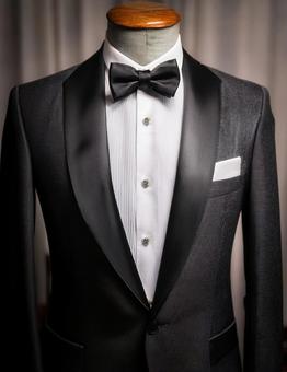 男性ファッション タキシード 男性ファッション タキシードの写真